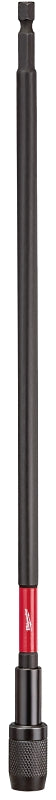 MILWAUKEE Milwaukee SHOCKWAVE 48-32-4533 Series Bit Holder, 12 in L, 1/4 in Drive, Hex Drive, 1/4 in Shank, Hex Shank, Steel, 1/PK TOOLS MILWAUKEE