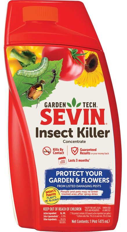 SEVIN Sevin 100547212 Insect Killer, Liquid, Spray Application, 16 oz Bottle LAWN & GARDEN SEVIN