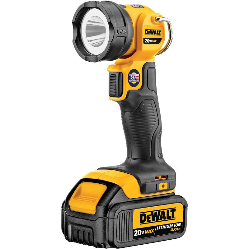 DEWALT DEWALT DCL040 Rechargeable Flashlight, Lithium-Ion Battery, LED Lamp, 110 Lumens, 11 to 25 hr Run Time