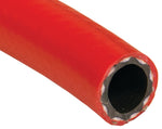 ABBOTT RUBBER Abbott Rubber T18 Series T18004002 Air/Water Hose, 3/8 in ID, Red, 100 ft L