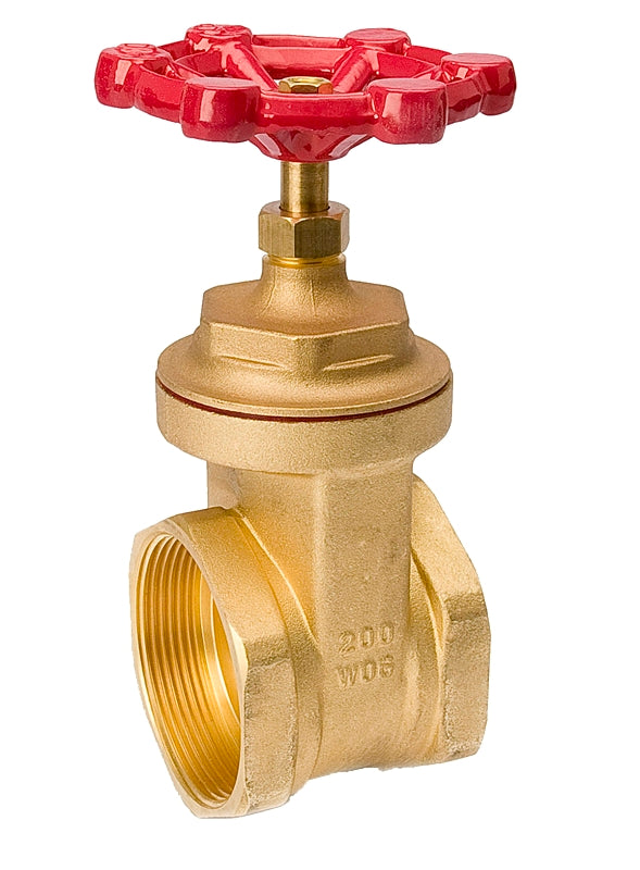 B & K INDUSTRIES B & K 100-010 Gate Valve, 3 in Connection, Threaded, 125, 200 psi Pressure, Brass Body PLUMBING, HEATING & VENTILATION B & K INDUSTRIES