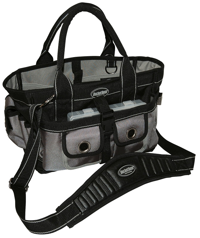 BUCKET BOSS Bucket Boss Professional Series 65088 Extreme Hopalong Tool Tote, 14 in W, 9 in D, 9 in H, 14-Pocket, Poly Fabric