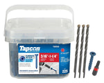 TAPCON Tapcon 28550 Concrete Screw Anchor, T25 Screw, 3/16 in Dia, 1-1/4 in L, Steel, Climaseal, 225/PK HARDWARE & FARM SUPPLIES TAPCON