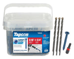 TAPCON Tapcon 28555 Concrete Screw Anchor, T25 Screw, 3/16 in Dia, 1-3/4 in L, Steel, Climaseal, 225/PK HARDWARE & FARM SUPPLIES TAPCON