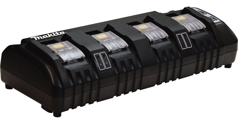 MAKITA Makita DC18SF 4-Port Charger, 18 V Output, 2 to 3 Ah, 50 to 100 min Charge
