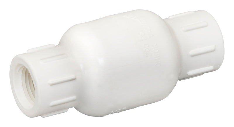 B & K INDUSTRIES B & K ProLine Series 101-104 Check Valve, 3/4 in, IPS, 200 psi Pressure, PVC Body PLUMBING, HEATING & VENTILATION B & K INDUSTRIES
