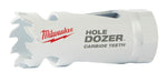 MILWAUKEE Milwaukee 49-56-0704 Hole Saw, 7/8 in Dia, 1.62 in D Cutting, 4 TPI, Carbide Cutting Edge TOOLS MILWAUKEE
