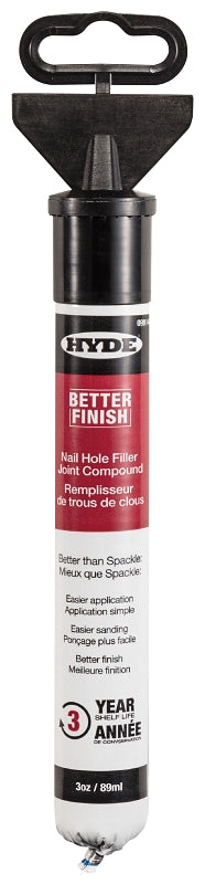 HYDE Hyde 09914 Filler Joint Compound, White, 3 oz, Tube PAINT HYDE