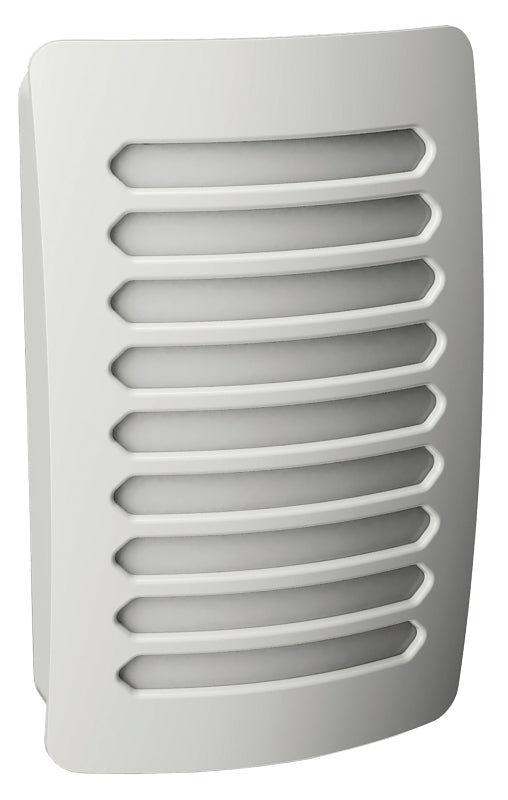 WESTEK AmerTac Louver Decoplug NL-DPLV-W Night Light, 2.75 in W x 1.35 in D x 4.5 in H Dimensions, White Fixture, 120 V, 0.9 W ELECTRICAL WESTEK