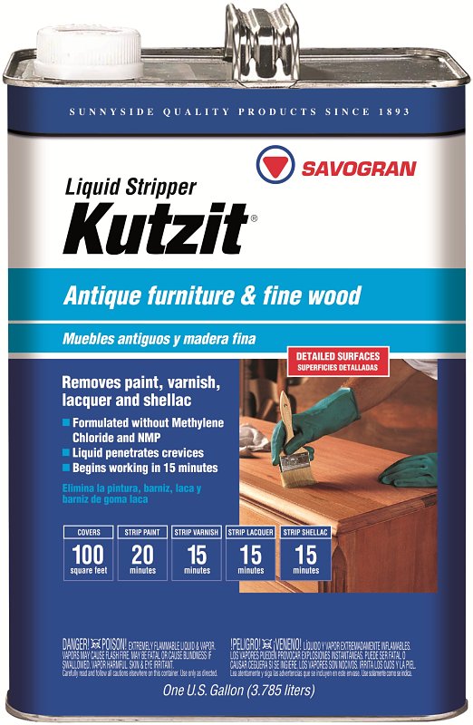 SUNNYSIDE Savogran 01243 Paint/Varnish Remover, Blue, 1 gal, Aromatic