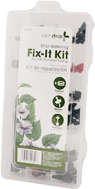 RAINDRIP Raindrip R558DT Repair Kit, Plastic, 56-Piece LAWN & GARDEN RAINDRIP