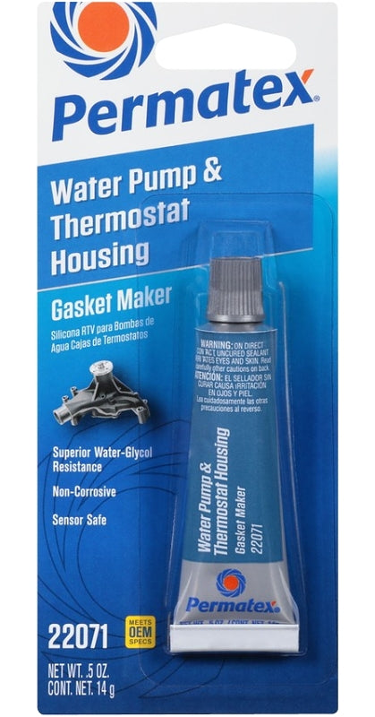 PERMATEX Permatex 22071 Gasket Maker, 0.5 oz Tube, Paste, Mild AUTOMOTIVE PERMATEX