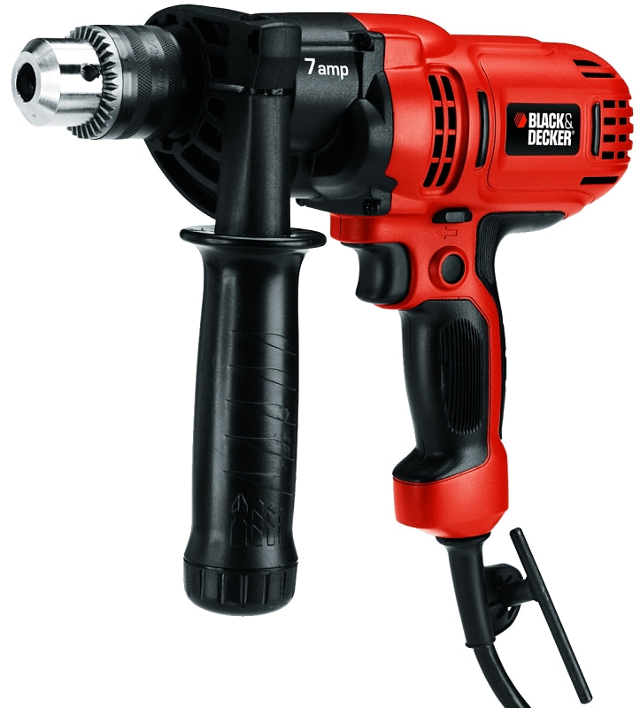 BLACK & DECKER Black+Decker DR560 Drill/Driver, 7 A, 1/2 in Chuck, Keyed Chuck TOOLS BLACK & DECKER