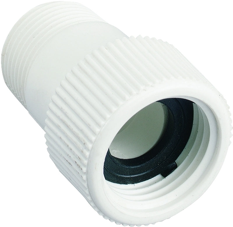 ORBIT IRRIGATION PRODUCTS Orbit 53364 Hose-To-Pipe Adapter, 3/4 x 3/4 in, MNPT x FHT, PVC, White LAWN & GARDEN ORBIT IRRIGATION PRODUCTS