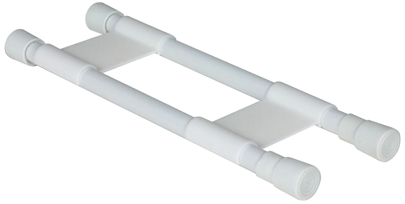 CAMCO Camco USA 44093 Cupboard Bar, Plastic, White, 10 to 17 in L AUTOMOTIVE CAMCO