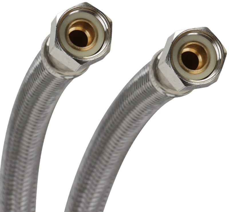 FLUIDMASTER Fluidmaster B6F20 Water Supply Connector, Compression, Polymer/Stainless Steel