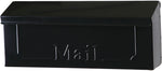 SOLAR GROUP Gibraltar Mailboxes Townhouse THHB0001 Mailbox, 260 cu-in, Steel, Powder-Coated, Black, 15.2 in W, 3.9 in D, 6.1 in H