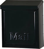SOLAR GROUP Gibraltar Mailboxes Townhouse THVKB001 Mailbox, 260 cu-in, Steel, Powder-Coated, Black, 8.6 in W, 4.1 in D, 10.1 in H HARDWARE & FARM SUPPLIES SOLAR GROUP