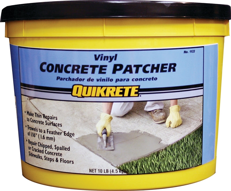 QUIKRETE Quikrete 1133-11 Vinyl Patch, Brown/Gray, 10 lb Pail PAINT QUIKRETE