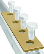 SUPERSTRUT SuperStrut 200 ZX207-10 Bracket Splice Plate, Steel, Gold, Galvanized ELECTRICAL SUPERSTRUT