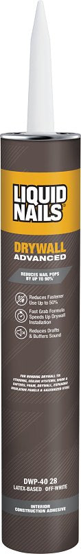 LIQUID NAILS Liquid Nails DWP-24 Drywall Adhesive, Off-White, 28 oz Cartridge PAINT LIQUID NAILS