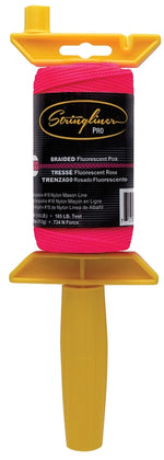STRINGLINER BY U.S. TAPE Stringliner 25162 Line Reel, 250 ft L Line, Fluorescent Pink Line