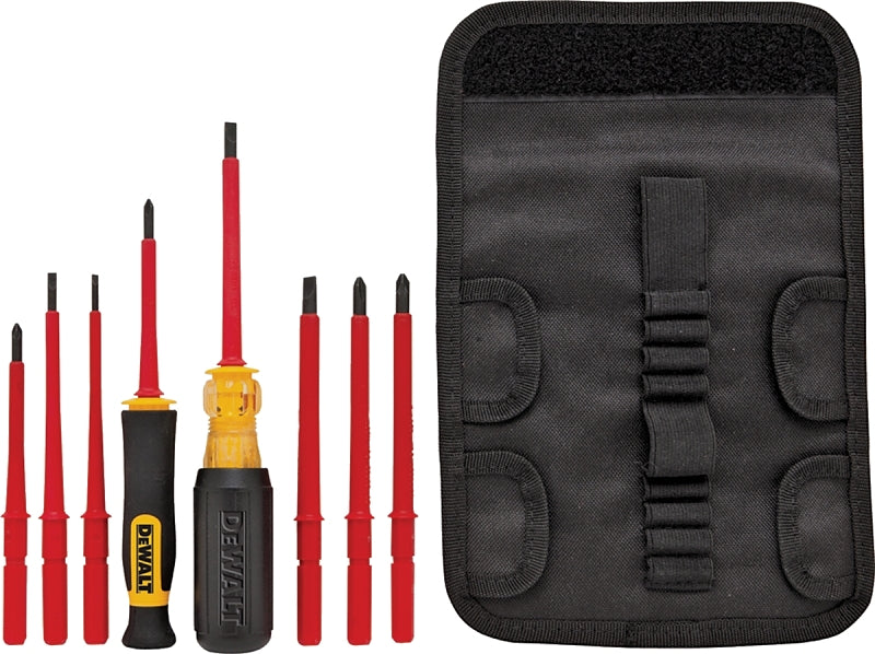 DEWALT DEWALT DWHT66417 Screwdriver Set, Vinyl, Assorted, Specifications: Round Shank