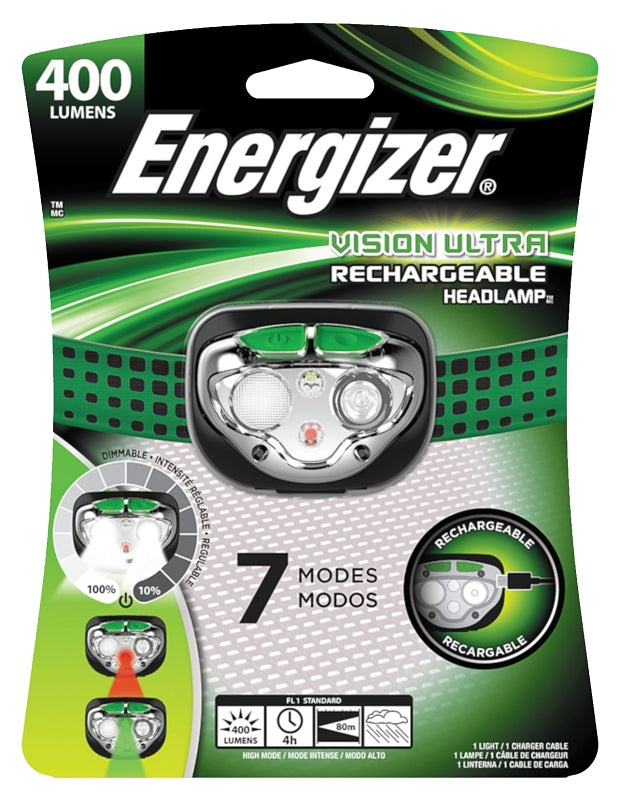 ENERGIZER BATTERY Energizer ENDHDFRLP Headlight, LED Lamp, 400 Lumens ELECTRICAL ENERGIZER BATTERY