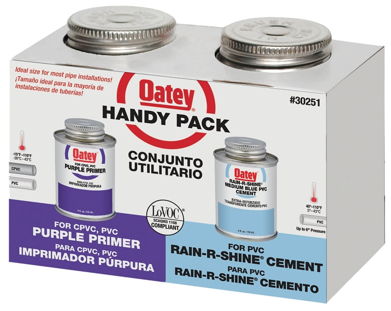 OATEY Oatey Rain-R-Shine 30251 Handy Pack, 4 oz, Gel