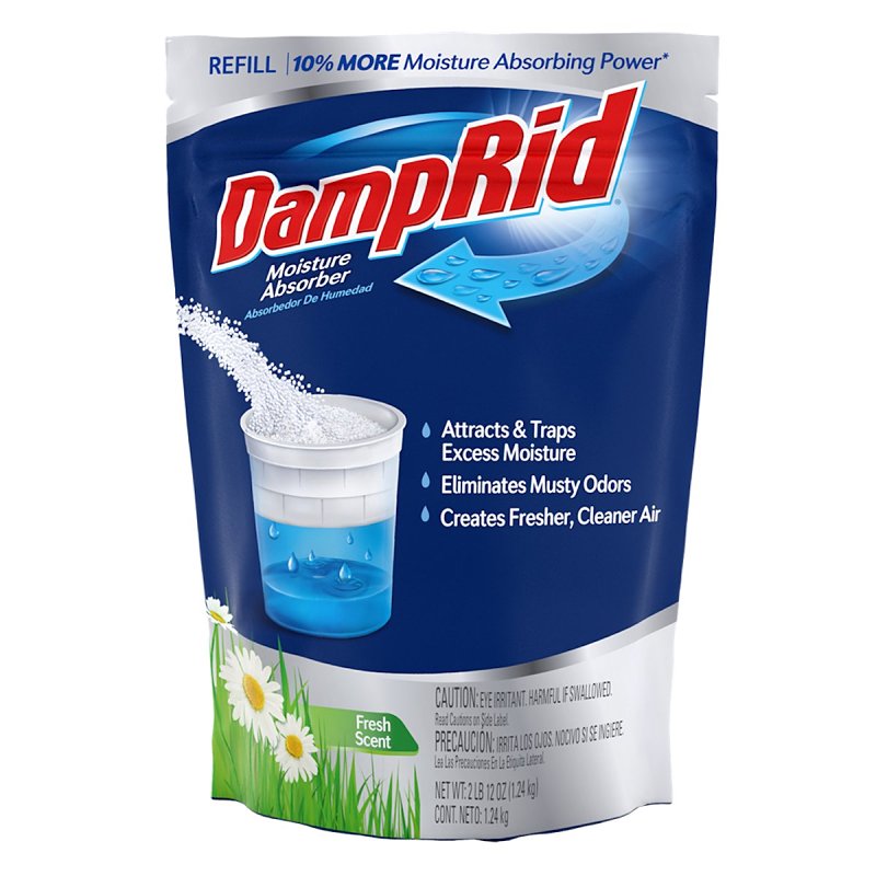 DAMPRID DampRid FG30FS Moisture Absorber, 42 oz, Pellets