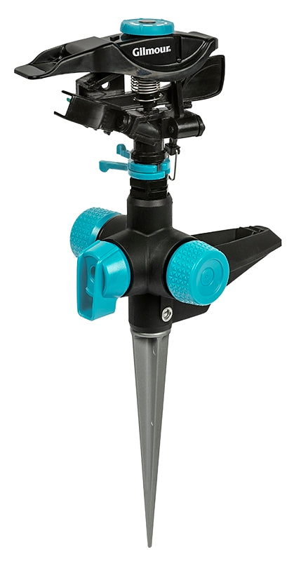 GILMOUR MFG Gilmour 821933-1001 Sprinkler Spike with On/Off Switch, Spigot, 43 ft, Circular, Adjustable Nozzle, Metal/Plastic LAWN & GARDEN GILMOUR MFG