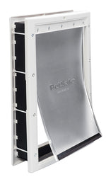 RADIO SYSTEMS PetSafe PPA00-10960 Pet Door, 1/16 to 2 in Door, 10-1/8 x 16-1/4 in Flap Opening, Plastic, White