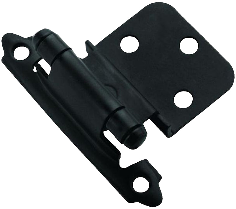 AMEROCK Amerock BPR3428FB Cabinet Hinge, 180 deg Hinge Opening, 3/8 in Inset, Self-Closing Close, Matte HARDWARE & FARM SUPPLIES AMEROCK