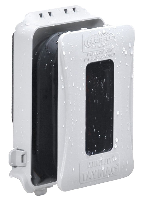 BELL OUTDOOR Bell Outdoor EXTRA DUTY Series ML500W Electrical Box Cover, 3 in L, 4.04 in W, 1-Gang, White ELECTRICAL BELL OUTDOOR