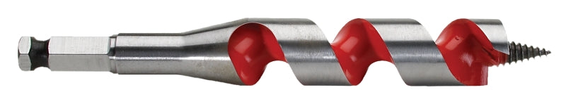 MILWAUKEE Milwaukee 48-13-0873 Ship Auger Bit, 7/8 in Dia, 6 in OAL, Wide Flute, 7/16 in Dia Shank, Hex Shank