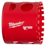 MILWAUKEE Milwaukee Diamond Max 49-56-5645 Hole Saw, 2 in Dia, 1-1/2 in D Cutting, 5/8-18 Arbor, 4 TPI, Diamond Cutting Edge TOOLS MILWAUKEE