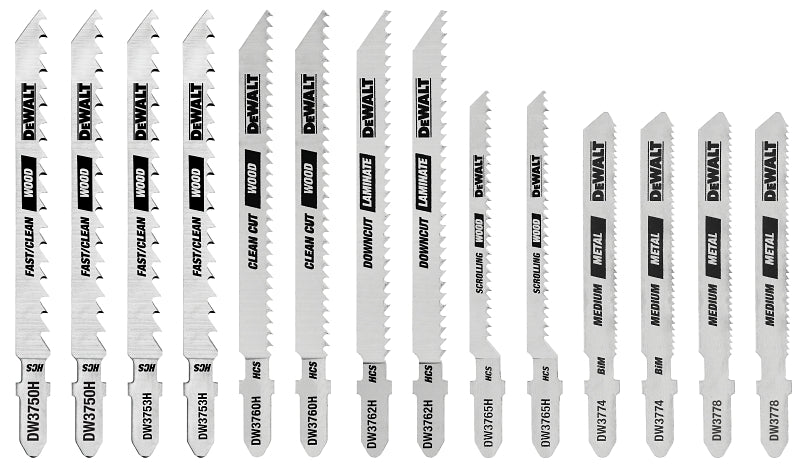 DEWALT DEWALT DW3742C Jig Saw Blade Set