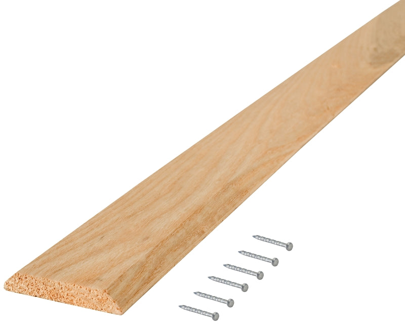 M-D M-D 11924 Threshold, 36 in L, 3 in W, Flat Profile, Hardwood, Natural