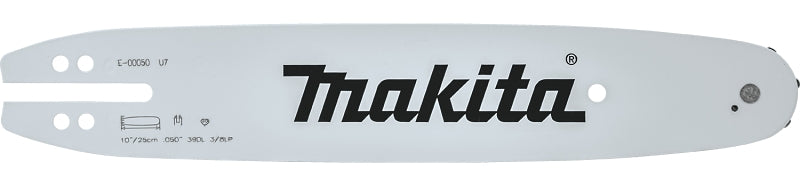 MAKITA Makita E-00050 Bar Guide, 10 in L Bar, 0.05 in Gauge, 3/8 in TPI/Pitch, 39-Drive Link