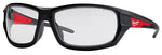 MILWAUKEE Milwaukee 48-73-2020 Performance Safety Glasses, Black/Red Frame