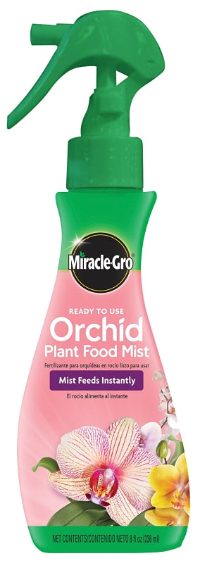 MIRACLE-GRO Miracle-Gro 200195 Orchid Plant Food Mist, 8 oz Bottle, Liquid, 0.02-0.02-0.02 N-P-K Ratio LAWN & GARDEN MIRACLE-GRO
