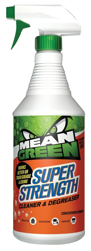 MEAN GREEN Mean Green 932 Cleaner and Degreaser, 32 oz, Liquid, Solvent Like CLEANING & JANITORIAL SUPPLIES MEAN GREEN