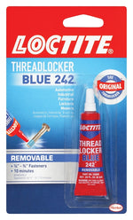 LOCTITE Loctite 209728 Thread Locker, Blue, Liquid, 0.2 oz Carded Tube