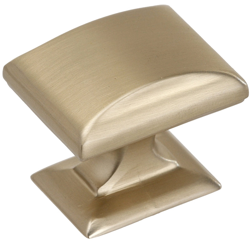AMEROCK Amerock Candler Series BP29340BBZ Cabinet Knob, 1-1/8 in Projection, Zinc, Golden Champagne