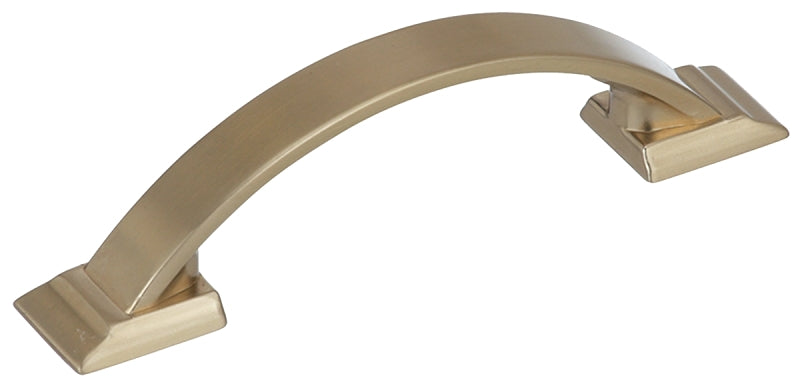AMEROCK Amerock Candler Series BP29349BBZ Cabinet Pull, 4-3/8 in L Handle, 3/4 in H Handle, 1-1/8 in Projection, Zinc