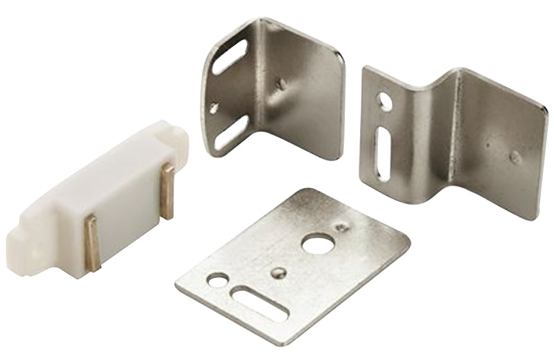 AMEROCK Amerock BP97653W Magnetic Catch, 1-15/16 in L x 3/4 in W Catches, Plastic, White HARDWARE & FARM SUPPLIES AMEROCK