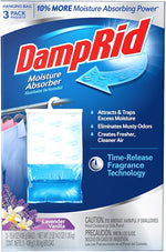 DAMPRID DampRid FG83LV Moisture Absorber, 14 oz, Pellet, Lavender Vanilla