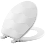 MAYFAIR Mayfair 33SLOW 000 Toilet Seat, Round, Wood, Easy Clean and Change Hinge PLUMBING, HEATING & VENTILATION MAYFAIR