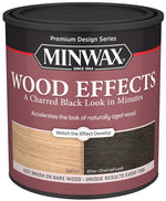 MINWAX Minwax 404140000 Weathered Stain, Charred Black, Liquid, 1 qt PAINT MINWAX