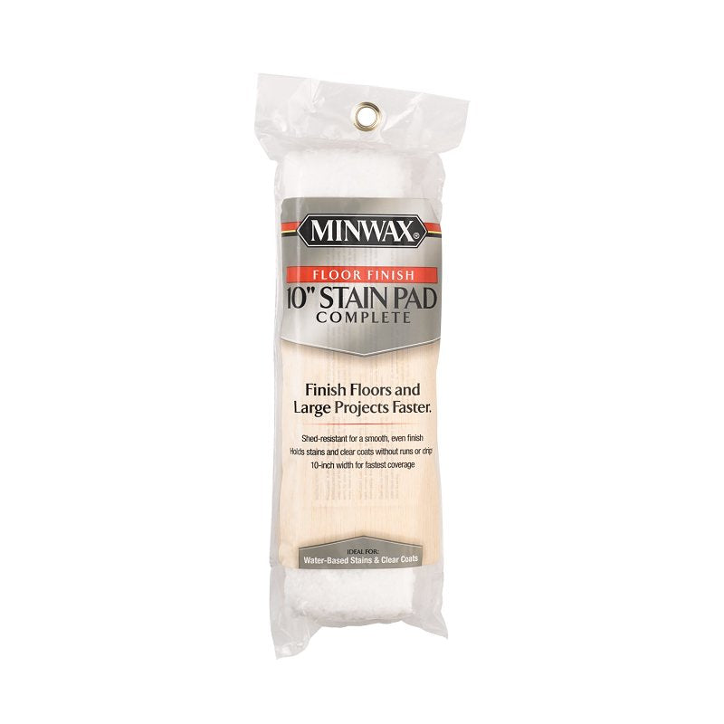 MINWAX Minwax 427210100 Floor Stain Pad, 10 in L Pad, 10 in W Pad, Polyester Pad PAINT MINWAX
